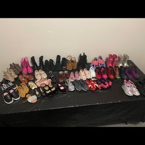Toddler girl shoe lot